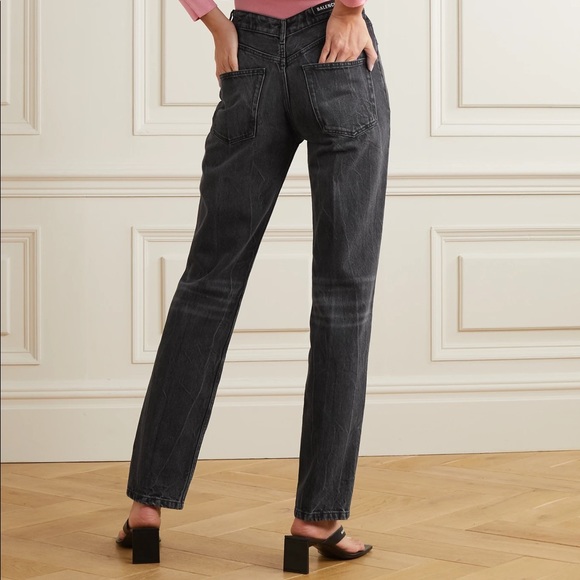 BALENCIAGA V BACK  HIGH RISE STRAIGHT SLIM LEG - Picture 13 of 13